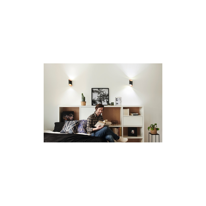 Ledvance - LED ljusreglerad vägglampa  SMART+ CYLINDRO LED/12W/230V 3000-6500K Wi-Fi svart 