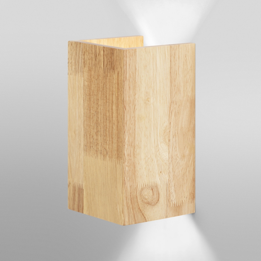 Ledvance - LED ljusreglerad vägglampa  SMART+ WOOD LED/12W/230V 3000-6500K Wi-Fi