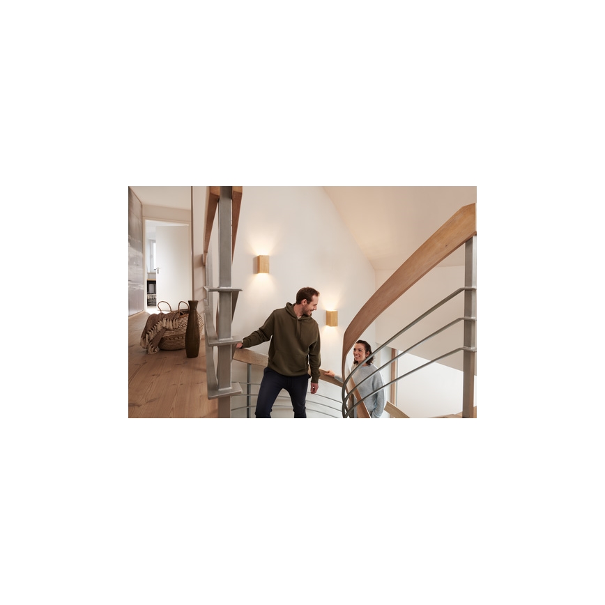 Ledvance - LED ljusreglerad vägglampa  SMART+ WOOD LED/7W/230V 3000-6500K Wi-Fi