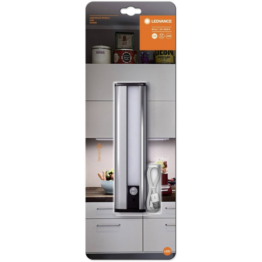 Ledvance - LED lampa för undersidan av köksskåp med sensor MOBILE LED/1W/5V 1800 mAh