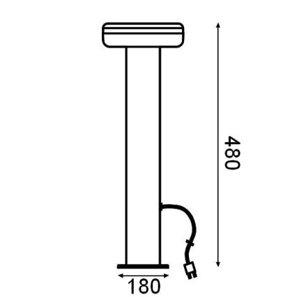 Ledvance - LED-lampa för utomhusbruk ENDURA HYBRID MARI LED/4W/12V IP44