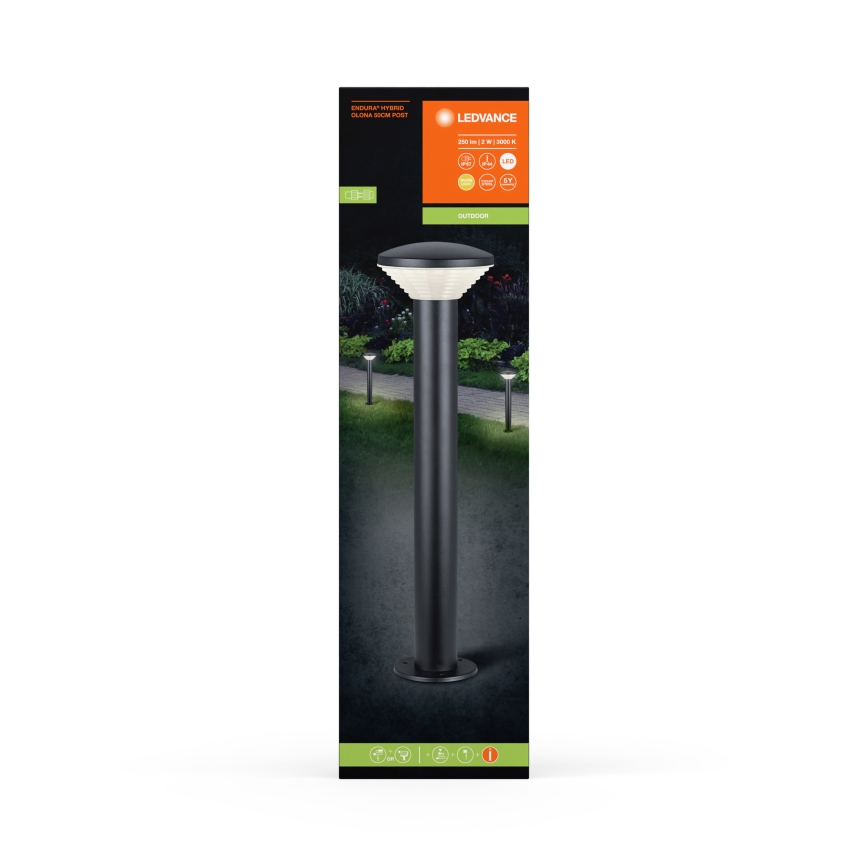 Ledvance - LED-lampa för utomhusbruk ENDURA HYBRID OLONA LED/2W/12V IP44
