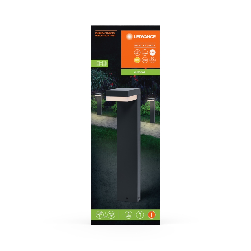 Ledvance - LED-lampa för utomhusbruk ENDURA HYBRID VENUS LED/4W/12V IP44
