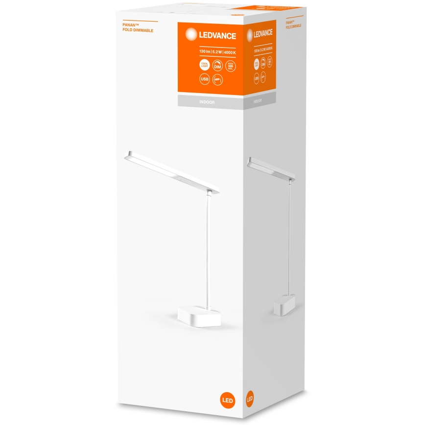 Ledvance - LED ljusreglerad bordslampa touch PANAN LED/5,2W/5V