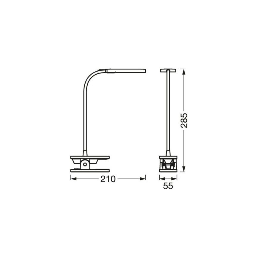 Ledvance - LED ljusreglerad bordslampa touch PANAN LED/5,2W/5V 1200 mAh