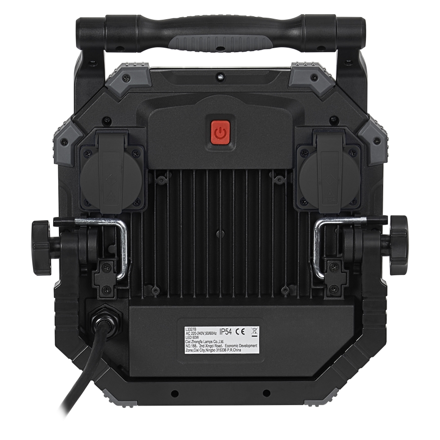 Ledvance - LED Ljusreglerad fungerar belysning med 2 uttag WORKLIGHT VALUE LED/60W/230V IP54