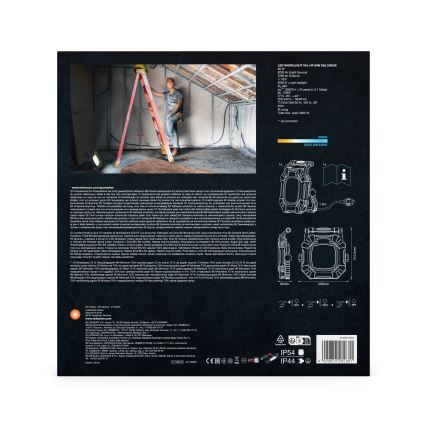 Ledvance - LED Ljusreglerad fungerar belysning med 2 uttag WORKLIGHT VALUE LED/60W/230V IP54