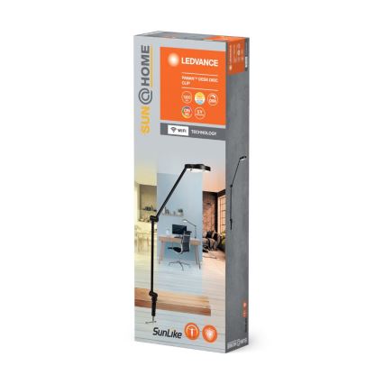 Ledvance - LED ljusreglerad lampa med klämma SUN@HOME LED/15W/230V 2200-5000K CRI 95 Wi-Fi