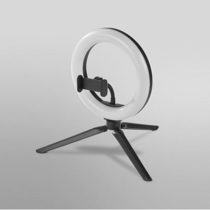 Ledvance - LED Dimbar bordslampa med stativ och hållare för vloggning LED/5,5W/USB 3000/4000/6500K