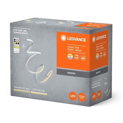 Ledvance - LED ljusreglerad list FLEX COB 1,5m LED/13W/230V 2700-6500K + fjärrkontroll