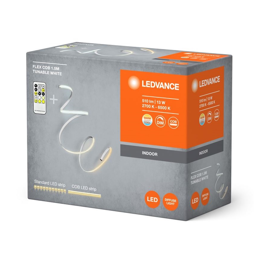 Ledvance - LED ljusreglerad list FLEX COB 1,5m LED/13W/230V 2700-6500K + fjärrkontroll