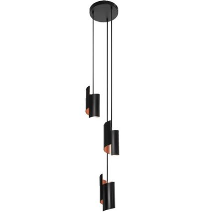 Ledvance - LED ljusreglerad ljuskrona på snöre SMART+ DECOR 3xLED/8W/230V svart Wi-Fi
