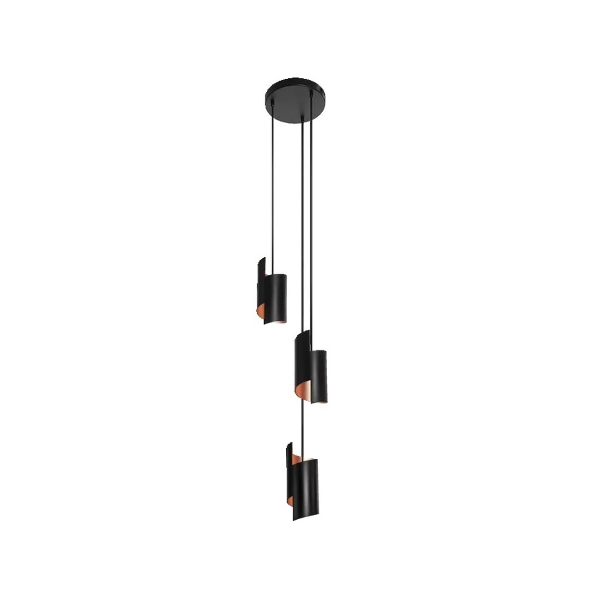 Ledvance - LED ljusreglerad ljuskrona på snöre SMART+ DECOR 3xLED/8W/230V svart Wi-Fi