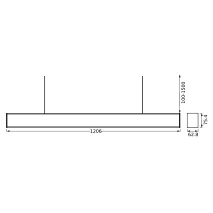 Ledvance - LED ljusreglerad ljuskrona på textilsladd SUN@HOME LED/50W/230V 2200-5000K CRI 95 Wi-Fi