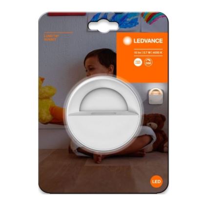Ledvance - LED Ljusreglerad nattlampa LUNETTA LED/0,7W/230V