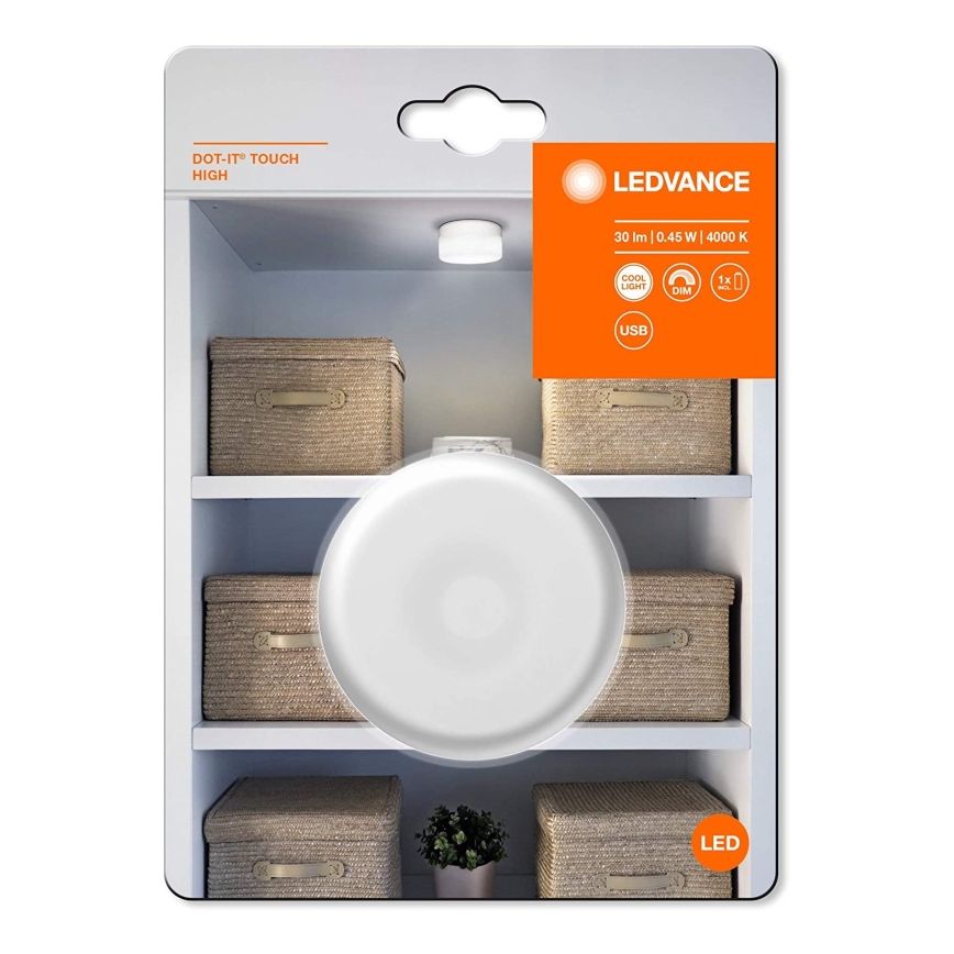 Ledvance - LED Ljusreglerad orientering belysning DOT-IT LED/0,45W/5V 500 mAh