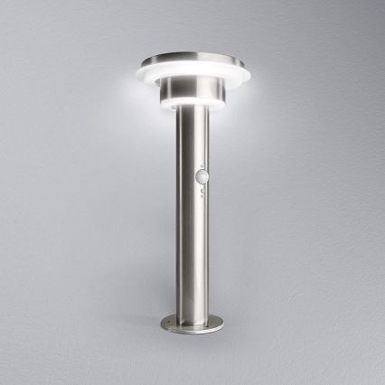 Ledvance - LED Ljusreglerad solcell lampa med sensor CIRCLE LED/6W/3,2V 2200 mAh IP44
