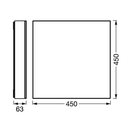 Ledvance -LED ljusreglerad taklampa SMART+ FRAMELESS LED/24,5W/230V 3000-6500K Wi-Fi