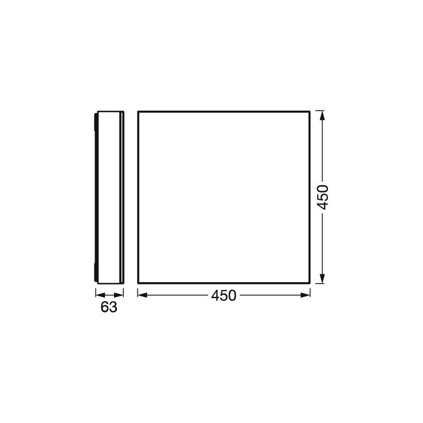 Ledvance -LED ljusreglerad taklampa SMART+ FRAMELESS LED/24,5W/230V 3000-6500K Wi-Fi