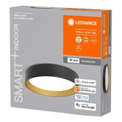 Ledvance - LED ljusreglerad taklampa SMART+ KURT LED/30W/230V 2700-6500K Wi-Fi