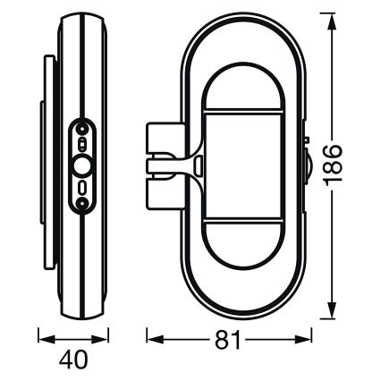 Ledvance - LED Möbelbelysning med en sensor MOBILE LED/1,2W/5V 500 mAh 4000K