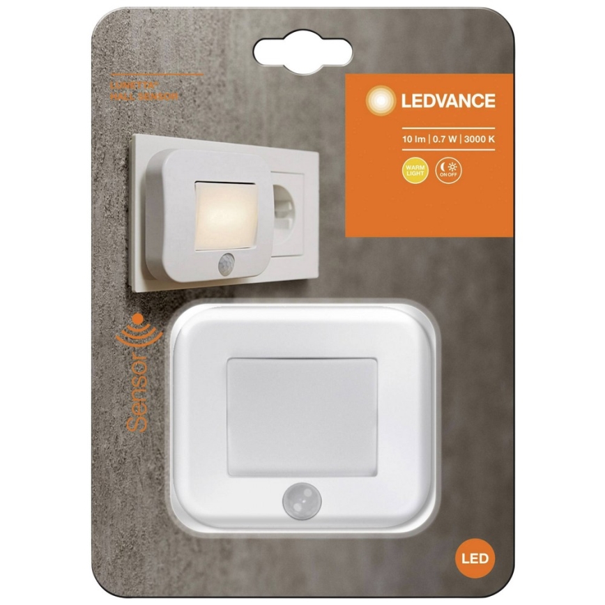 Ledvance - LED nattlampa med sensor LUNETTA LED/0,7W/230V 3000K
