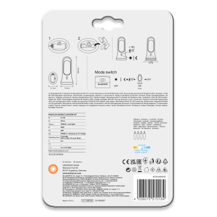 Ledvance - LED nattlampa med sensor  MOBILE LED/0,7W/4xAAA