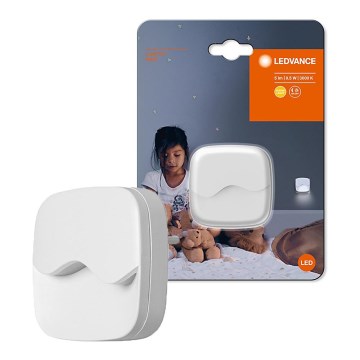 Ledvance - LED nattlampa med sensor och kontakt LUNETTA LED/0,5W/230V 3000K