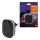Ledvance - LED nattlampa med sensor och kontakt och USB LUNETTA LED/12,5W/230V 3000K svart