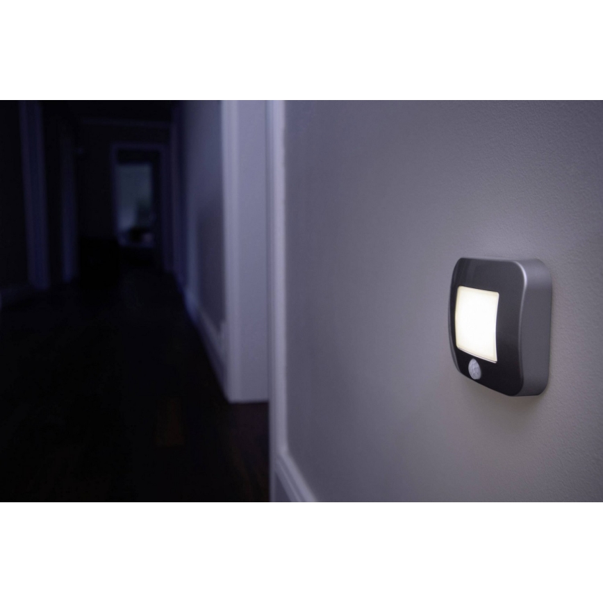 Ledvance - LED navigationsljus med sensor NattbelysningLUX LED/0.25W/3xAAA
