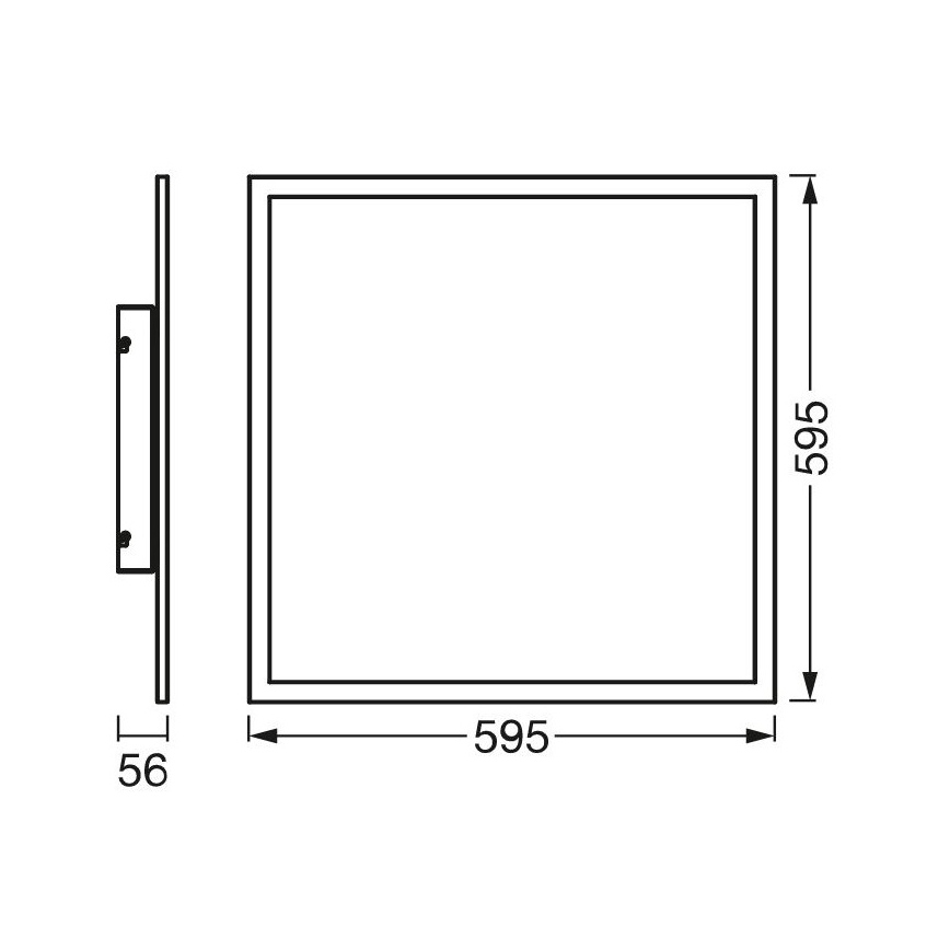 Ledvance - LED panel PLANON LED/36W/230V