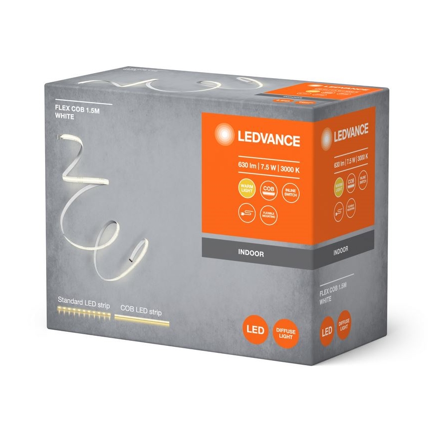 Ledvance - LED-remsa FLEX COB 1,5m LED/7,5W/230V