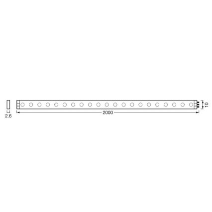 Ledvance - LED RGB Dimbar list för TV med sensor FLEX AUDIO 2m LED/1,8W/5V