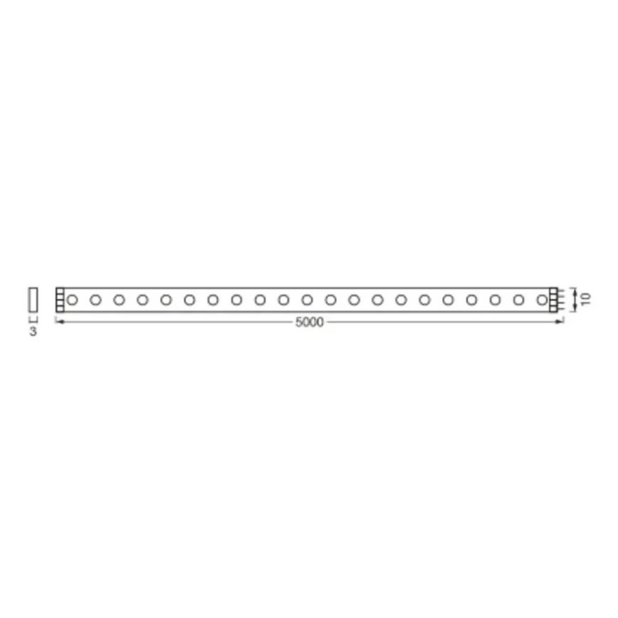 Ledvance - LED RGB Dimbar remsa FLEX AUDIO 5m LED/20W/230V + fjärrkontroll