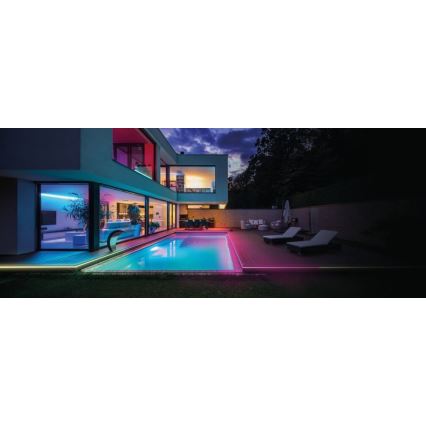 Ledvance - LED RGB Dimbar utomhus ljusslinga FLEX 5m LED/23W/230V IP44 + Fjärrstyrd