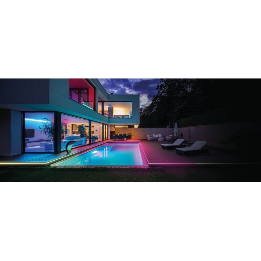 Ledvance - LED RGB Dimbar utomhus ljusslinga FLEX 5m LED/23W/230V IP44 + Fjärrstyrd