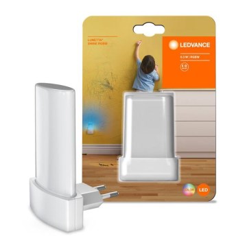 Ledvance - LED RGB Nattlampa med sensor LUNETTA LED/0,28W/230V
