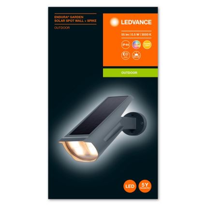 Ledvance - LED RGB solarljus  med sensor  ENDURA LED/0,5W/3,6V IP44