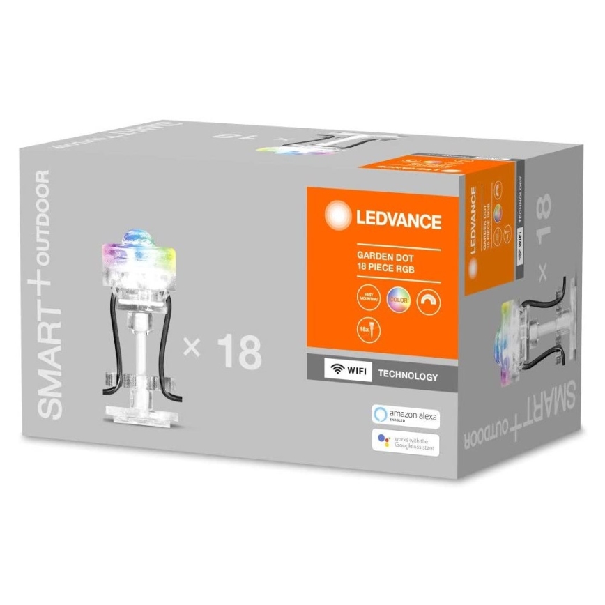Ledvance - LED RGB Utomhus dekorativbelysning SMART+ 18xLED/4W/230V IP65 Wi-Fi
