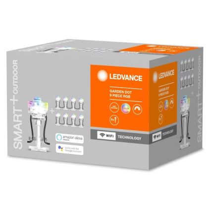 Ledvance - LED RGB Utomhus Förlängning set SMART+ 9xLED/2,5W/230V IP65 Wi-Fi