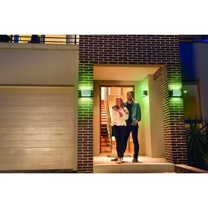 Ledvance - LED RGBW ljusreglerad utomhus vägglampa  SMART+ BRICK LED/14W/230V Wi-Fi IP44