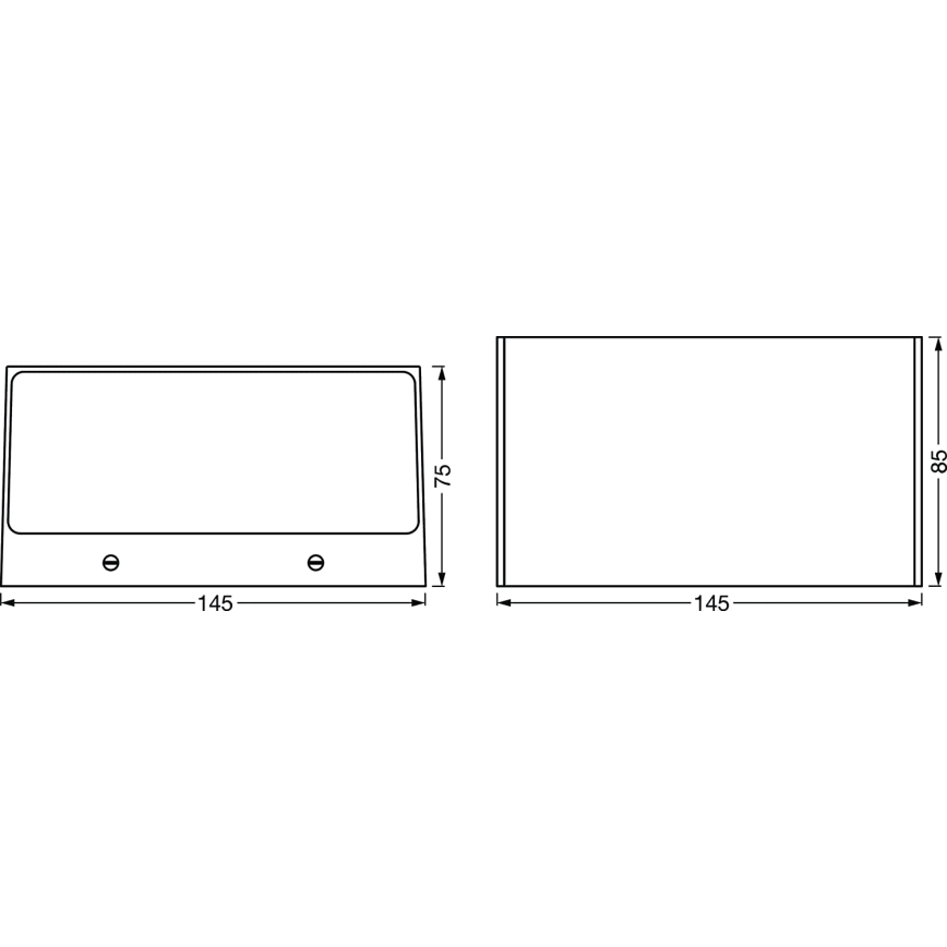 Ledvance - LED RGBW ljusreglerad utomhus vägglampa  SMART+ BRICK LED/14W/230V Wi-Fi IP44