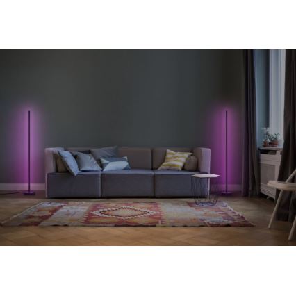 Ledvance - LED RGBW  Dimbar golvlampa SMART+ FLOOR LED/14W/230V 2700-6500K Wi-Fi svart+ fjärrkontroll