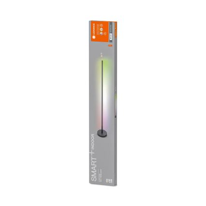 Ledvance - LED RGBW  Dimbar golvlampa SMART+ FLOOR LED/14W/230V 2700-6500K Wi-Fi svart+ fjärrkontroll