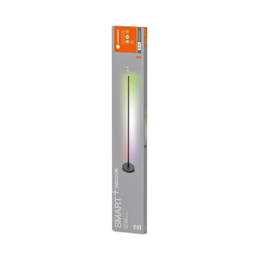 Ledvance - LED RGBW  Dimbar golvlampa SMART+ FLOOR LED/14W/230V 2700-6500K Wi-Fi svart+ fjärrkontroll
