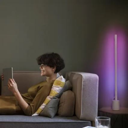 Ledvance - LED RGBW Dimbar golvlampa SMART+ FLOOR LED/8W/230V 2700-6500 Wi-Fi vit+ fjärrkontroll