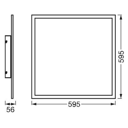 Ledvance - LED RGBW Dimbar panel SMART+ PLANON LED/40W/230V 3000-6500K Wi-Fi + fjärrkontroll