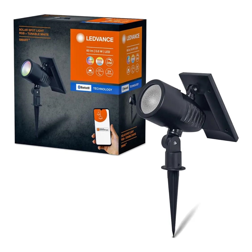 Ledvance - LED RGBW Dimbar solcellslampa SMART+ SOLAR LED/0,6W/3,7V 3000-6500K IP44