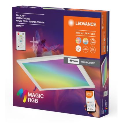 Ledvance - LED RGBW Dimbar taklampa SMART+ MAGIC LED/24W/230V 2700-6500K Wi-Fi + fjärrkontroll