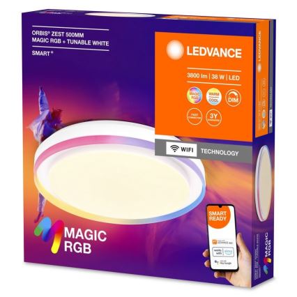 Ledvance - LED RGBW Dimbar taklampa SMART+ MAGIC LED/38W/230V  2700-6500K Wi-Fi
